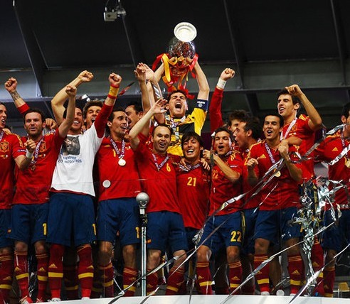 西班牙则以3次夺冠追平了德国并列冠军榜第一